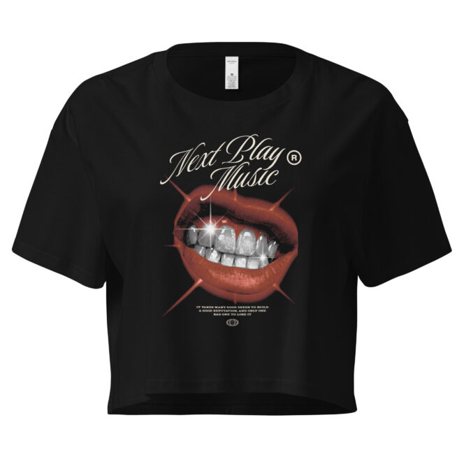 Next Play Music Shining Teeth Women’s crop top - Image 2