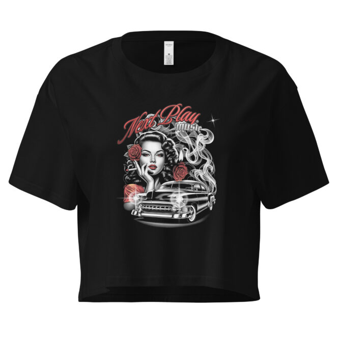 Next Play Music Old School Women’s crop top - Image 2