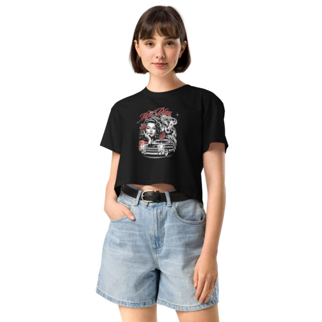 Next Play Music Old School Women’s crop top - Image 3