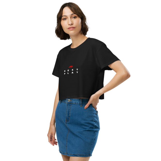 Next Play Music Logo Women’s crop top - Image 3