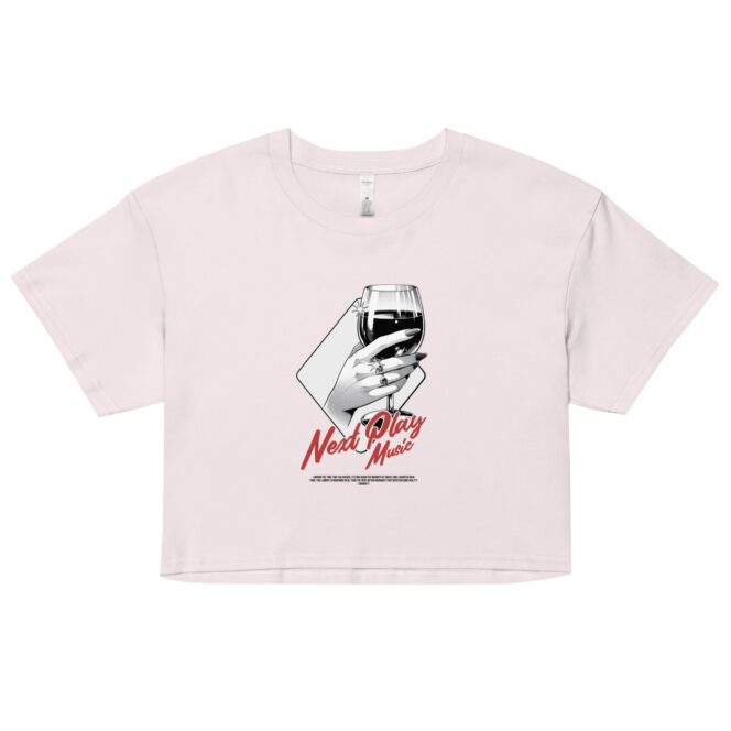 Next Play Music Wine Women’s crop top - Image 6