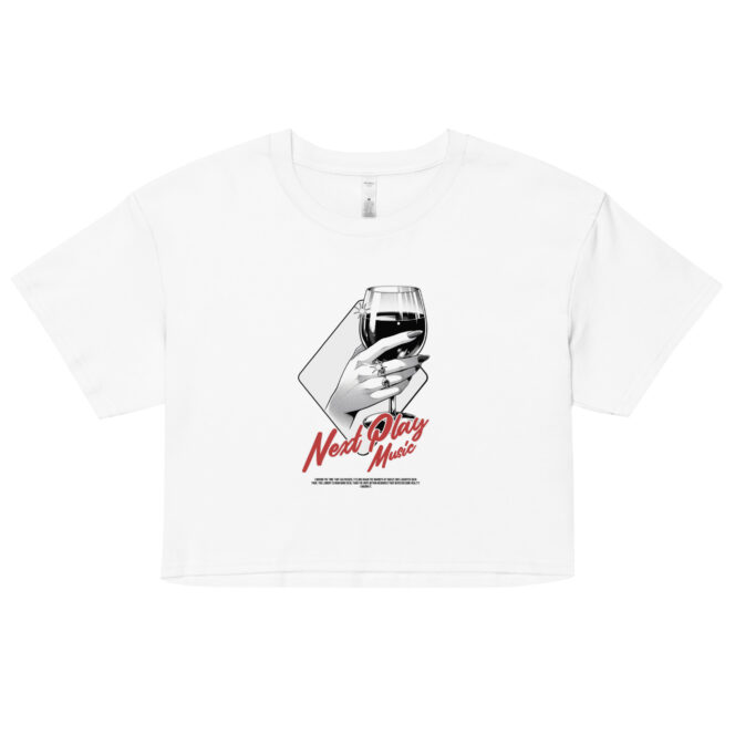 Next Play Music Wine Women’s crop top - Image 8