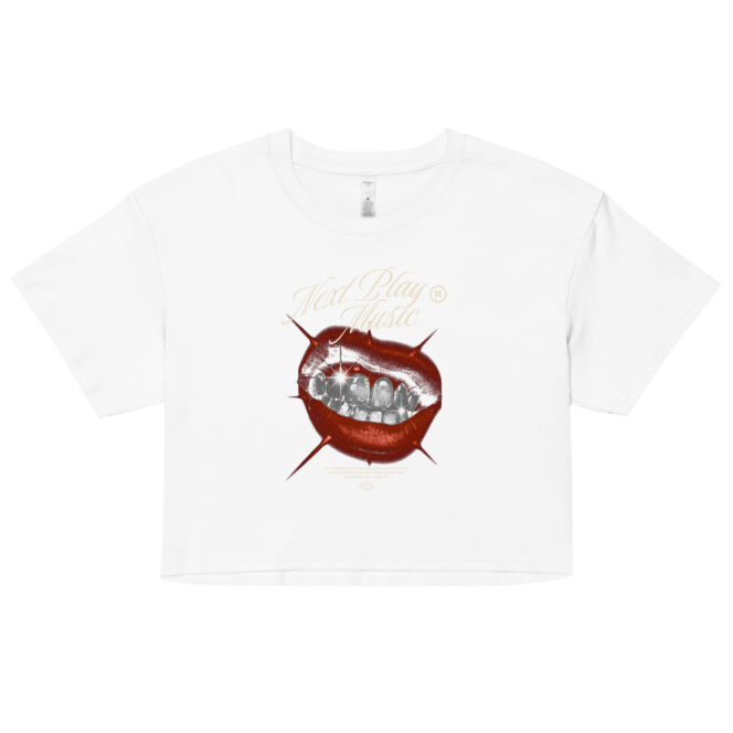 Next Play Music Shining Teeth Women’s crop top - Image 6