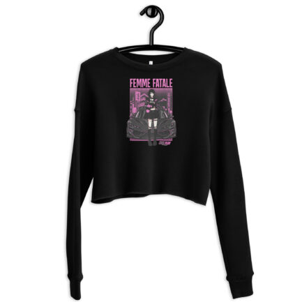 Next Play Music Femme Fatale Crop Sweatshirt
