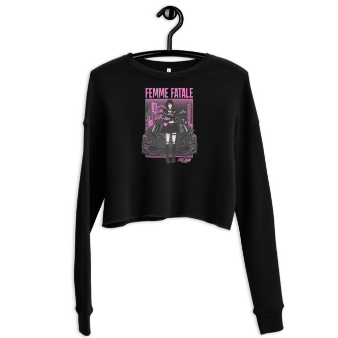 Next Play Music Femme Fatale Crop Sweatshirt