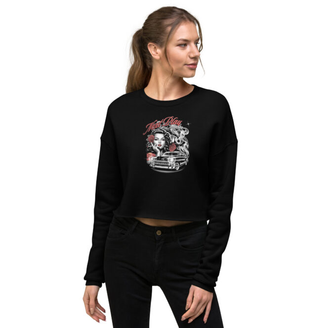 Next Play Music Old School Crop Sweatshirt - Image 2