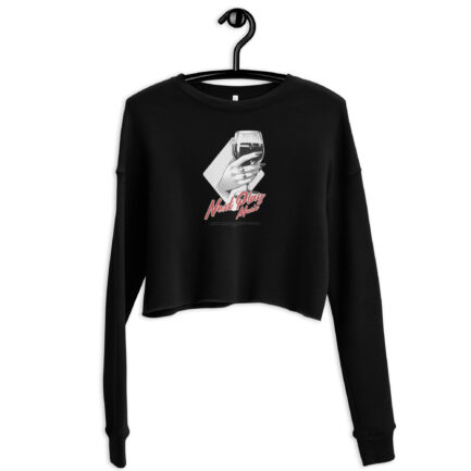Next Play Music Wine Crop Sweatshirt