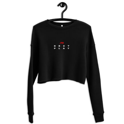Next Play Music Logo Crop Sweatshirt