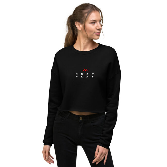 Next Play Music Logo Crop Sweatshirt - Image 3