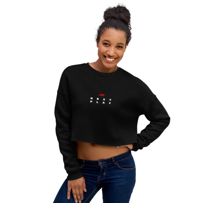 Next Play Music Logo Crop Sweatshirt - Image 4