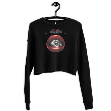 Next Play Music Diamond Crop Sweatshirt