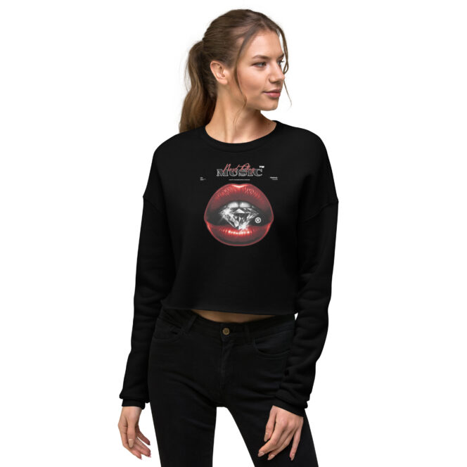 Next Play Music Diamond Crop Sweatshirt - Image 3
