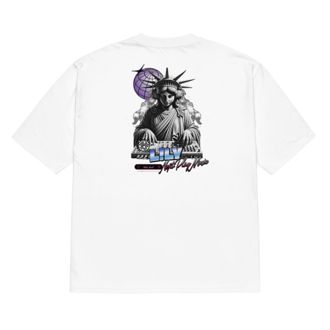 L!ly Liberty DJ Oversized heavyweight t-shirt - Image 6