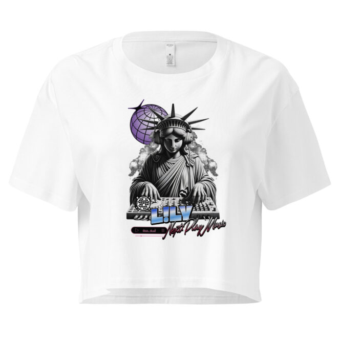 L!ly Liberty DJ Women’s crop top - Image 2
