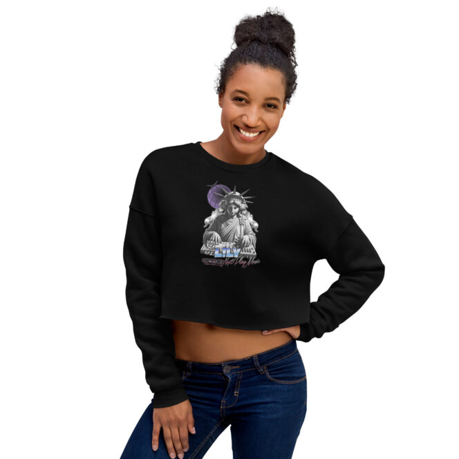 L!ly Liberty DJ Crop Sweatshirt - Image 4